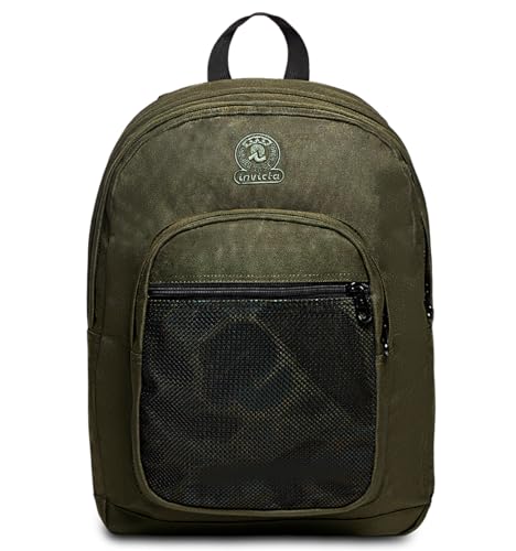 INVICTA DIAL LOGO mit Trinkflaschenfach, Extra Platz - 38 LT - Unisex, für Uni, Sport und Freizeit, italienisches Design, Geräumige Schultasche für Teenager moosgrün INVICTA DIAL LOGO mit Trinkflaschenfach, Extra Platz - 38 LT - Unisex, für Uni, Sport und Freizeit, italienisches Design, Geräumige Schultasche für Teenager moosgrün von Invicta