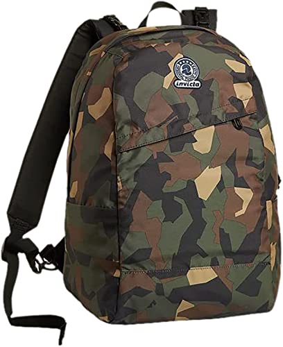 RUCKSACK INVICTA CAMO, aus nachhaltigem Stoff, Geräumige Schultasche für Teenager, Mädchen & Jungen, 2 wechselbare Muster, für Schule, Sport&Freizeit, Doubleface; Camo grün RUCKSACK INVICTA CAMO, aus nachhaltigem Stoff, Geräumige Schultasche für Teenager, Mädchen & Jungen, 2 wechselbare Muster, für Schule, Sport&Freizeit, Doubleface; Camo grün von Invicta