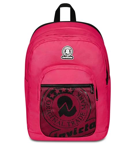 Invicta Schulrucksack Dial Full Space Solid, Rosa, Doppelrucksack mit erweiterbarem Band, PC-Tasche, Trinkflaschentasche und Organizer-Tasche, Reiserucksack, Rosa, Taglia unica, schulisch Invicta Schulrucksack Dial Full Space Solid, Rosa, Doppelrucksack mit erweiterbarem Band, PC-Tasche, Trinkflaschentasche und Organizer-Tasche, Reiserucksack, Rosa, Taglia unica, schulisch von Invicta