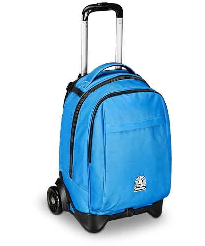 Invicta Schultrolley New Tech Solid, Hellblau, 3 in 1, Rucksack mit abnehmbarem Wagen, Multi-Taschen, Maxi Capienrte, Schule, Reisen und Freizeit, Jungen, blau, Taglia Unica, schulisch Invicta Schultrolley New Tech Solid, Hellblau, 3 in 1, Rucksack mit abnehmbarem Wagen, Multi-Taschen, Maxi Capienrte, Schule, Reisen und Freizeit, Jungen, blau, Taglia Unica, schulisch von Invicta