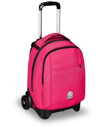 Invicta Schultrolley New Tech Solid, Rosa, 3 in 1, Rucksack mit abnehmbarem Wagen, Multi-Taschen, Maxi Capienrte, Schule, Reisen und Freizeit, Jungen, Rosa, Taglia unica, schulisch Invicta Schultrolley New Tech Solid, Rosa, 3 in 1, Rucksack mit abnehmbarem Wagen, Multi-Taschen, Maxi Capienrte, Schule, Reisen und Freizeit, Jungen, Rosa, Taglia unica, schulisch von Invicta