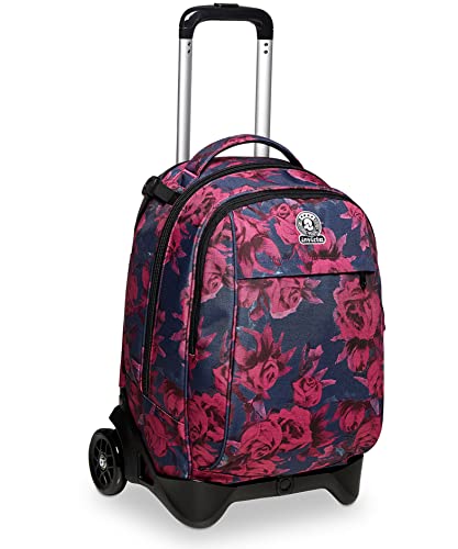 Invicta TROLLEY, Rucksack mit Trolleyfunktion, 3 in 1, Schulranzen mit Rollen, Abnehmbarer Rucksack, ab 1. Klasse, für Schule, Gymnasium, Reisen&Freizeit, Mädchen&Jungen, rosa, NEW TECH ROSES FANTASY Invicta TROLLEY, Rucksack mit Trolleyfunktion, 3 in 1, Schulranzen mit Rollen, Abnehmbarer Rucksack, ab 1. Klasse, für Schule, Gymnasium, Reisen&Freizeit, Mädchen&Jungen, rosa, NEW TECH ROSES FANTASY von Invicta