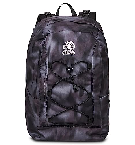 Invicta TWIST Rucksack aus nachhaltigem Stoff, Geräumige Schultasche für Teenager, Mädchen & Jungen, 2 wechselbare Muster, für Schule, Sport&Freizeit, Doubleface; grau/schwarz Invicta TWIST Rucksack aus nachhaltigem Stoff, Geräumige Schultasche für Teenager, Mädchen & Jungen, 2 wechselbare Muster, für Schule, Sport&Freizeit, Doubleface; grau/schwarz von Invicta