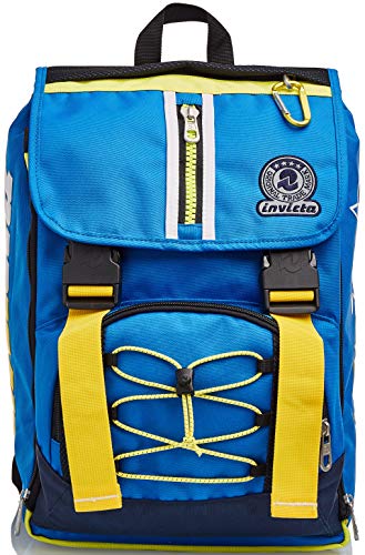 Invicta Rucksack Backpack für Schule, Uni & Freizeit, Erweiterbarer Schulranzen, Geräumige Schultasche für Teenager, Mädchen und Jungen, Extra Platz, blau, SQUARE CAMO Invicta Rucksack Backpack für Schule, Uni & Freizeit, Erweiterbarer Schulranzen, Geräumige Schultasche für Teenager, Mädchen und Jungen, Extra Platz, blau, SQUARE CAMO von Invicta