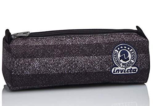 Federmäppchen INVICTA, Mäppchen, Federtasche für Schreibwaren, Mädchen&Jungen, Schule und Gymnasium, Teenager, grau, ISCHOOLPACK Federmäppchen INVICTA, Mäppchen, Federtasche für Schreibwaren, Mädchen&Jungen, Schule und Gymnasium, Teenager, grau, ISCHOOLPACK von Invicta