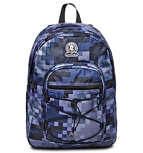 Zaino Scuola INVICTA – Zaino Doppio Scomparto – Tasca Porta PC, Bag Porta Borraccia – Maxi Capienza – Zaino Viaggio, Zaino Università – Tessuto 100 % Eco GRS von Invicta