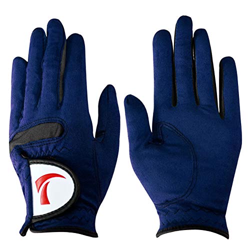 Damen-Golfhandschuhe für Outdoor-Sport, Superfaser, elastisch, atmungsaktiv, 1 Paar Damen-Golfhandschuhe für Outdoor-Sport, Superfaser, elastisch, atmungsaktiv, 1 Paar von Inzopo