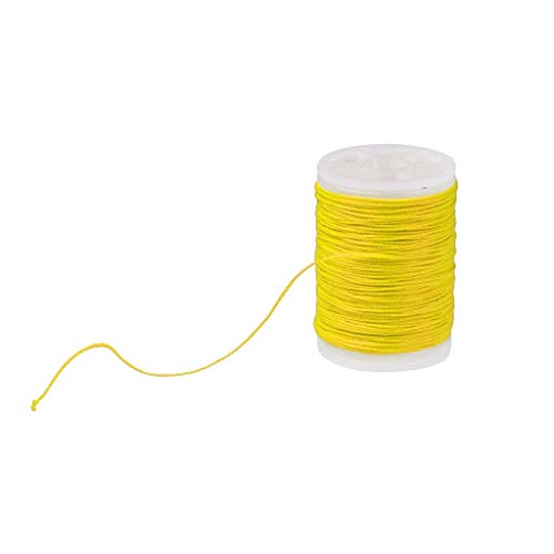 Inzopo 110 m Strong Pull Bogenschießen Fiberbow String Serving Thread Bowstring Protector für Bow Strings Gelb von Inzopo