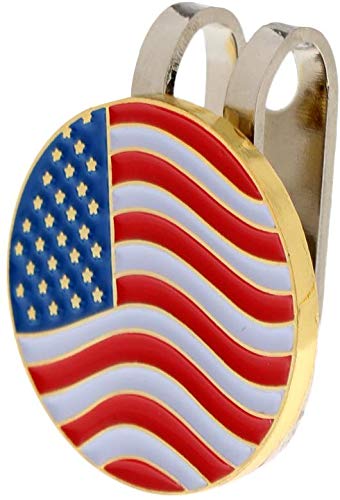 Inzopo Golf: Golf Cap Clip & Magnetic Ball Marker Pen Marker - American Flag/USA Flag Inzopo Golf: Golf Cap Clip & Magnetic Ball Marker Pen Marker - American Flag/USA Flag von Inzopo