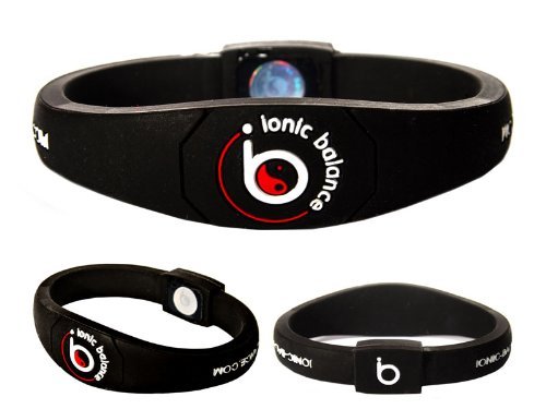 Original Ionic Balance Power Armband, Power Series, Schwarz , Medium - 19cm/7,5 Zoll von Ionic-Balance