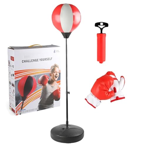 Adjustable Height Punching Bag, Punching Bag Toy, Punching Bag Stand, Kids Punching Bag, Toy Punching Bag Set, Boxing Gloves for Kids, Youth Punching Bags for Teens and Kids von Iouyjiu