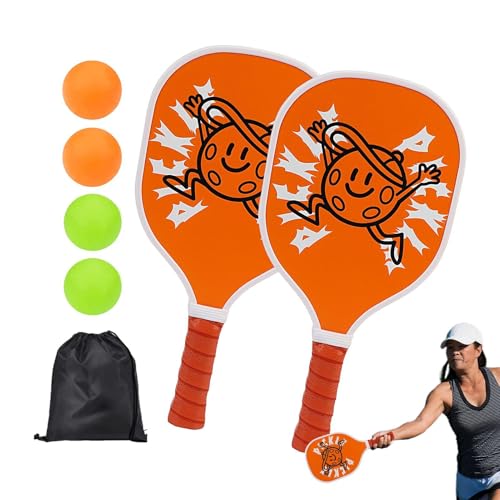 Hole Ball Paddle Set | Complete Competition Kit for Beginners with Large Racket Area | Sports Accessories for Courts, Venues, Social Events & Recreational Play von Iouyjiu