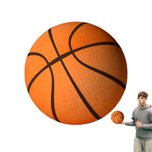 Iouyjiu Noiseless Basketball, Größe 7 Basketball, Dribbling Indoor Balls, Quiet Indoor Basketball with Durable Construction and No Noise Material for Indoor Training and Practice von Iouyjiu