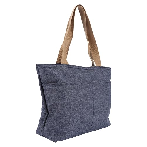 Ipetboom 1stk Tasche Klare Geldbörse Klarsichtbeutel Einkaufstüten Für Lebensmittel Blue Oxford-Stoff von Ipetboom