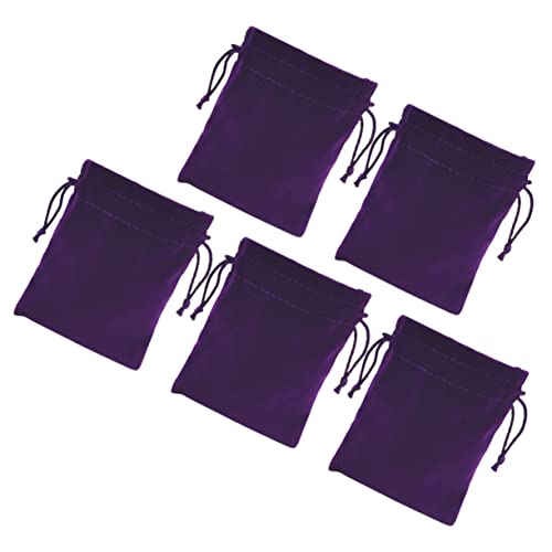 Ipetboom 5st Kordel Organizer Reisen Kabel-Organizer-Tasche Ohrhörer Kabelführungstasche Kopfhörertasche Drehbänder Für Taschen Kleine Tasche Halter Kopfhörer-Organizer-Tasche Violett von Ipetboom