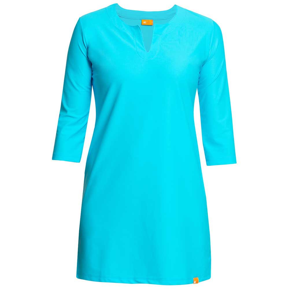 Iq-uv Uv 300 Short Dress Blau 2XL Frau von Iq-uv