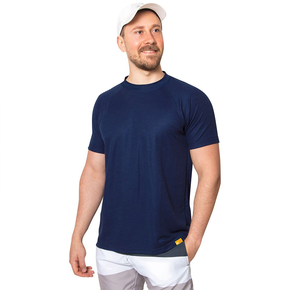 Iq-uv Uv 50+ Short Sleeve T-shirt Blau 4XL Mann von Iq-uv