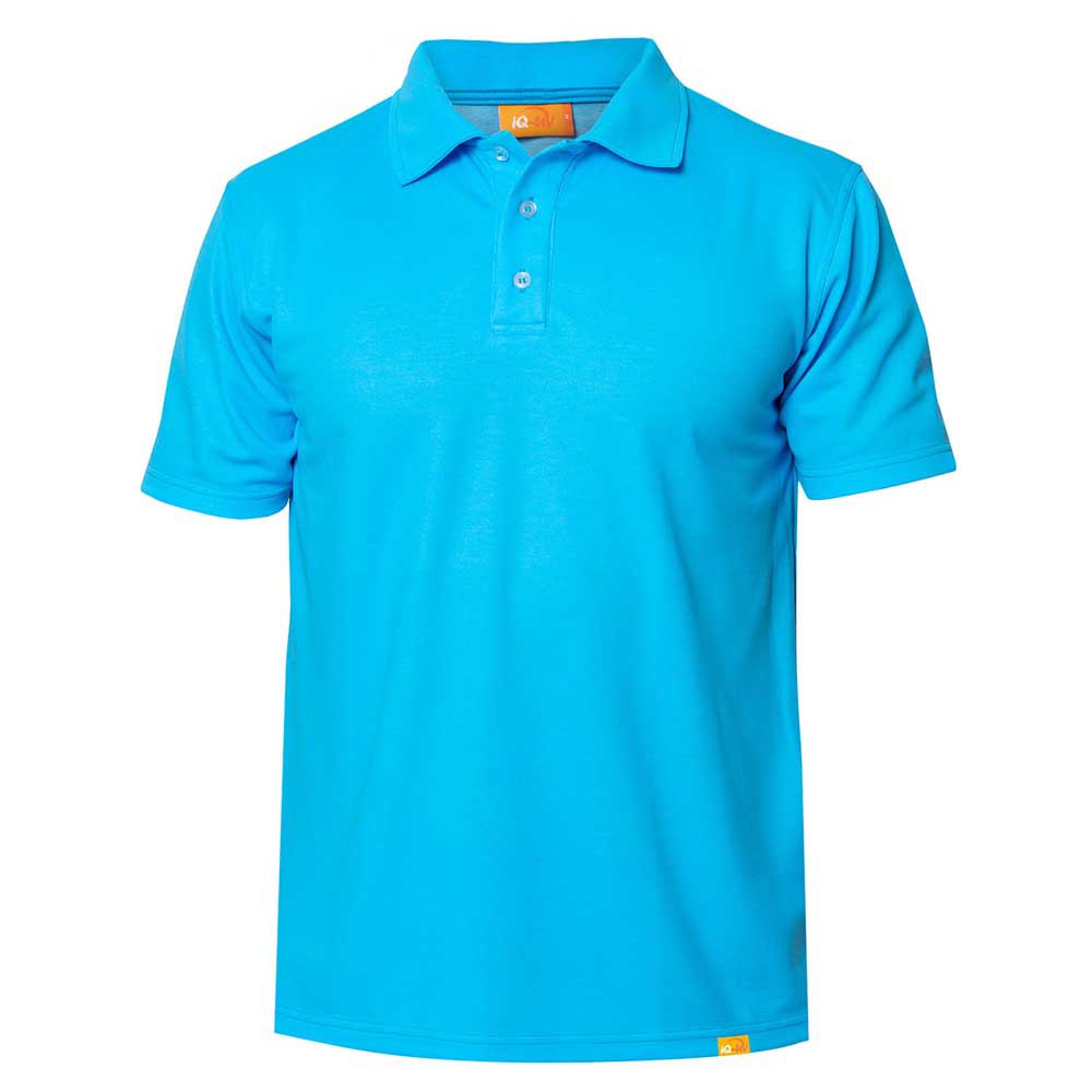 Iq-uv Uv 50+ Short Sleeve Polo Blau 3XL von Iq-uv