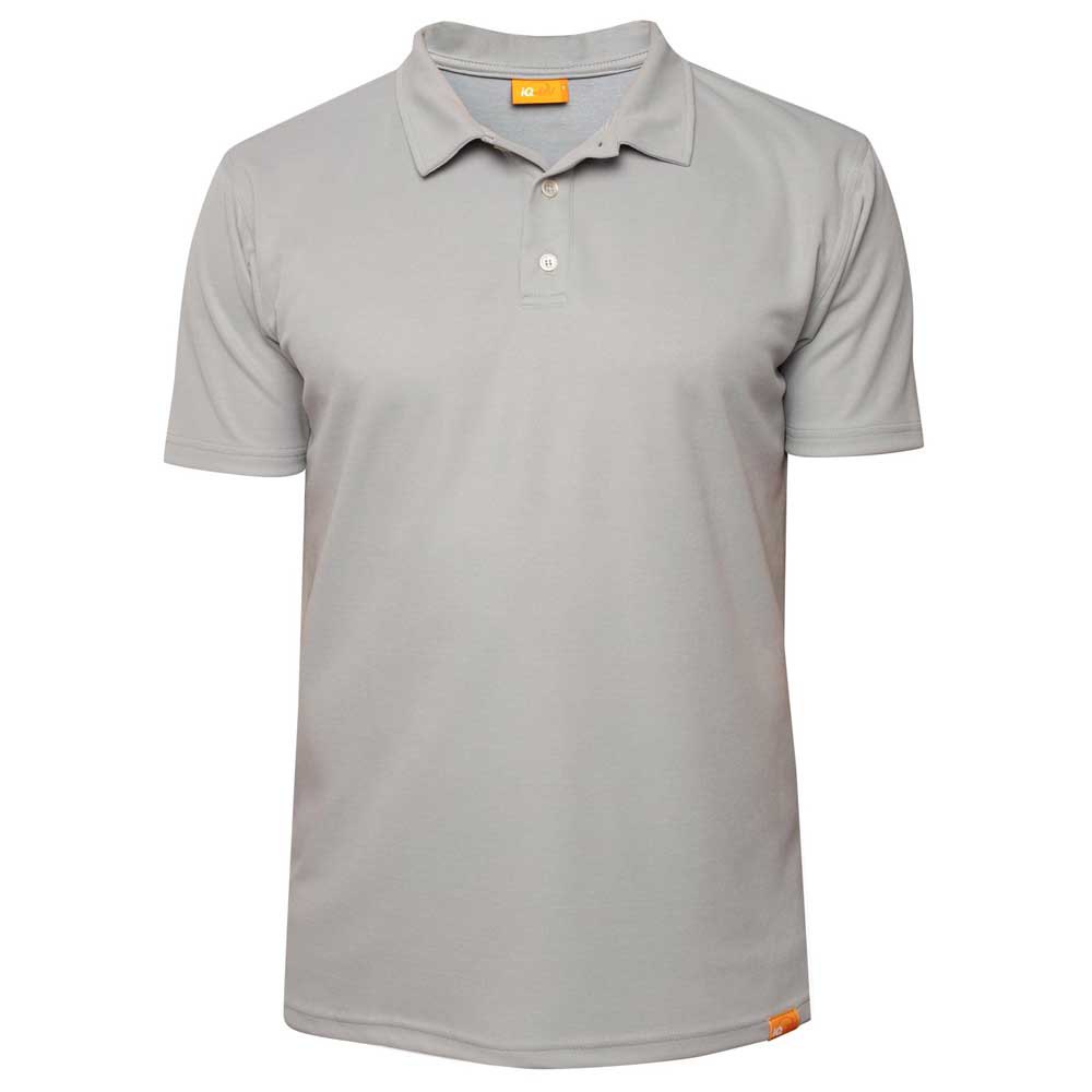 Iq-uv Uv 50+ Short Sleeve Polo Grau 3XL von Iq-uv