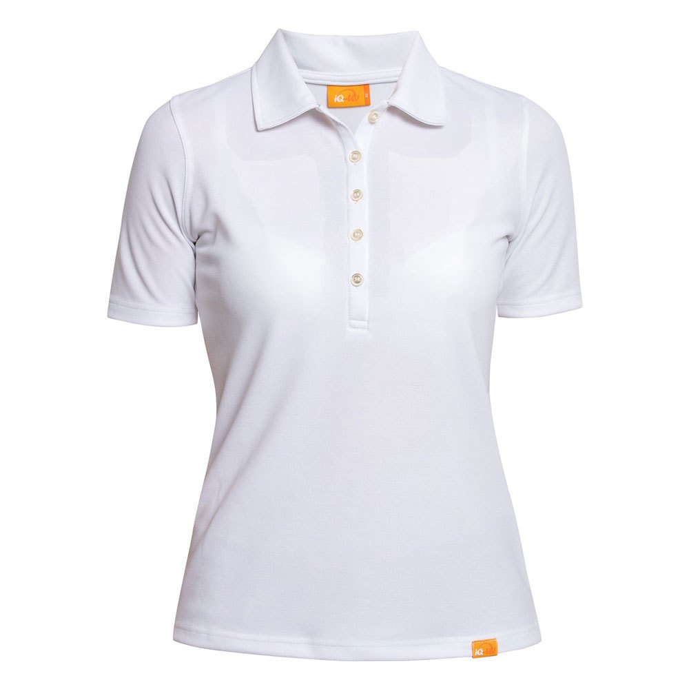 Iq-uv Uv 50+ Short Sleeve Polo Weiß 2XL von Iq-uv