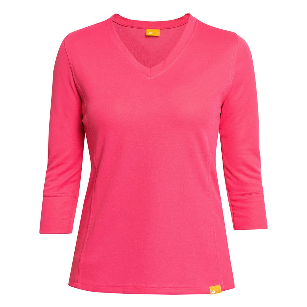 Iq-uv Uv 50+ V-neck 3/4 Sleeve T-shirt Rosa XS Mann von Iq-uv