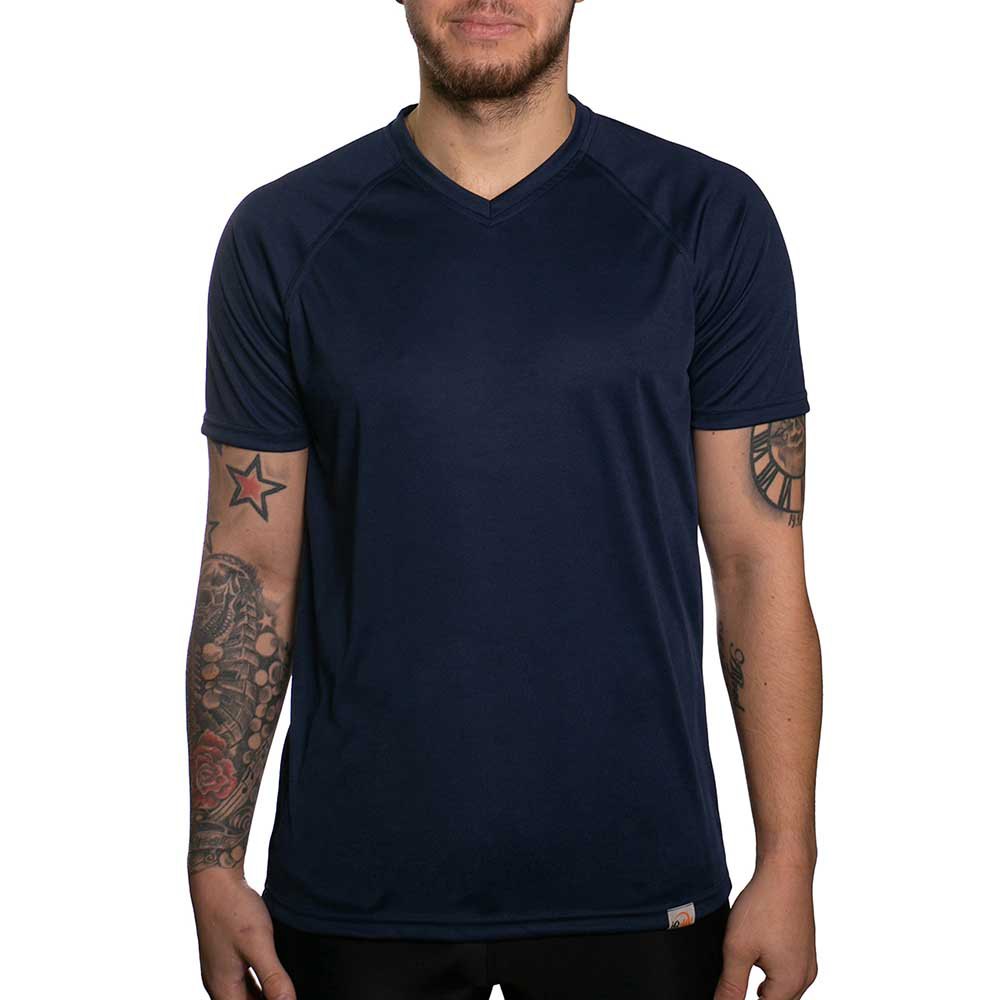 Iq-uv Uv Air Pro Short Sleeve V Neck T-shirt Blau M von Iq-uv