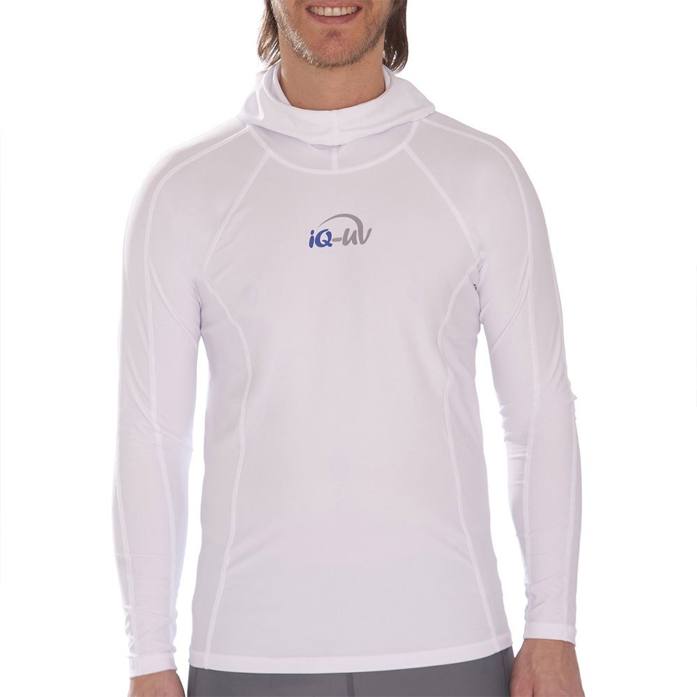 Iq-uv Uv Aqua Slim Fit Long Sleeve T-shirt Weiß L Mann von Iq-uv