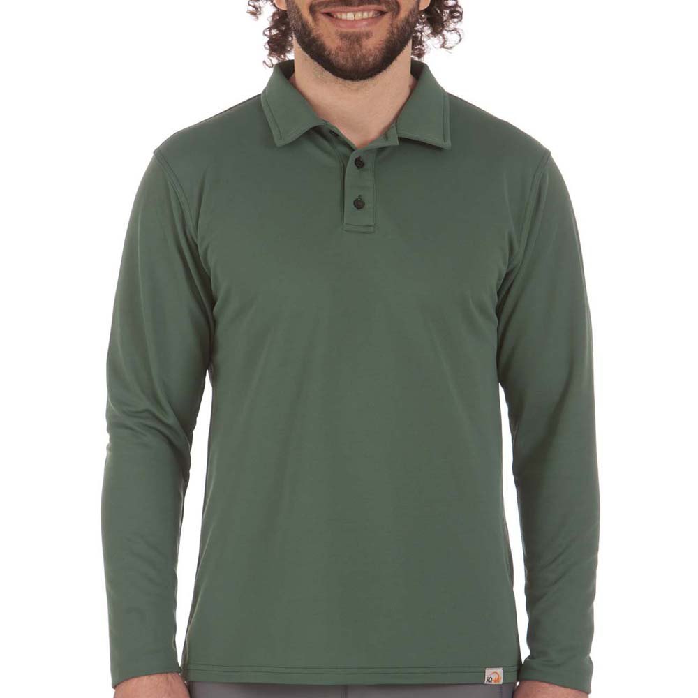 Iq-uv Uv Pro Long Sleeve Polo Grün 2XL von Iq-uv