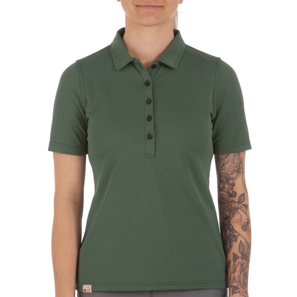 Iq-uv Uv Pro Woman Short Sleeve Polo Grün L von Iq-uv