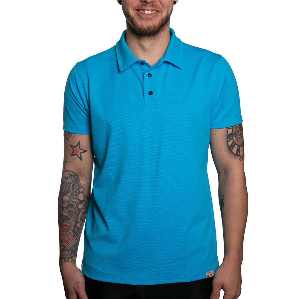 Iq-uv Uv Wave Short Sleeve Polo Blau 3XL von Iq-uv