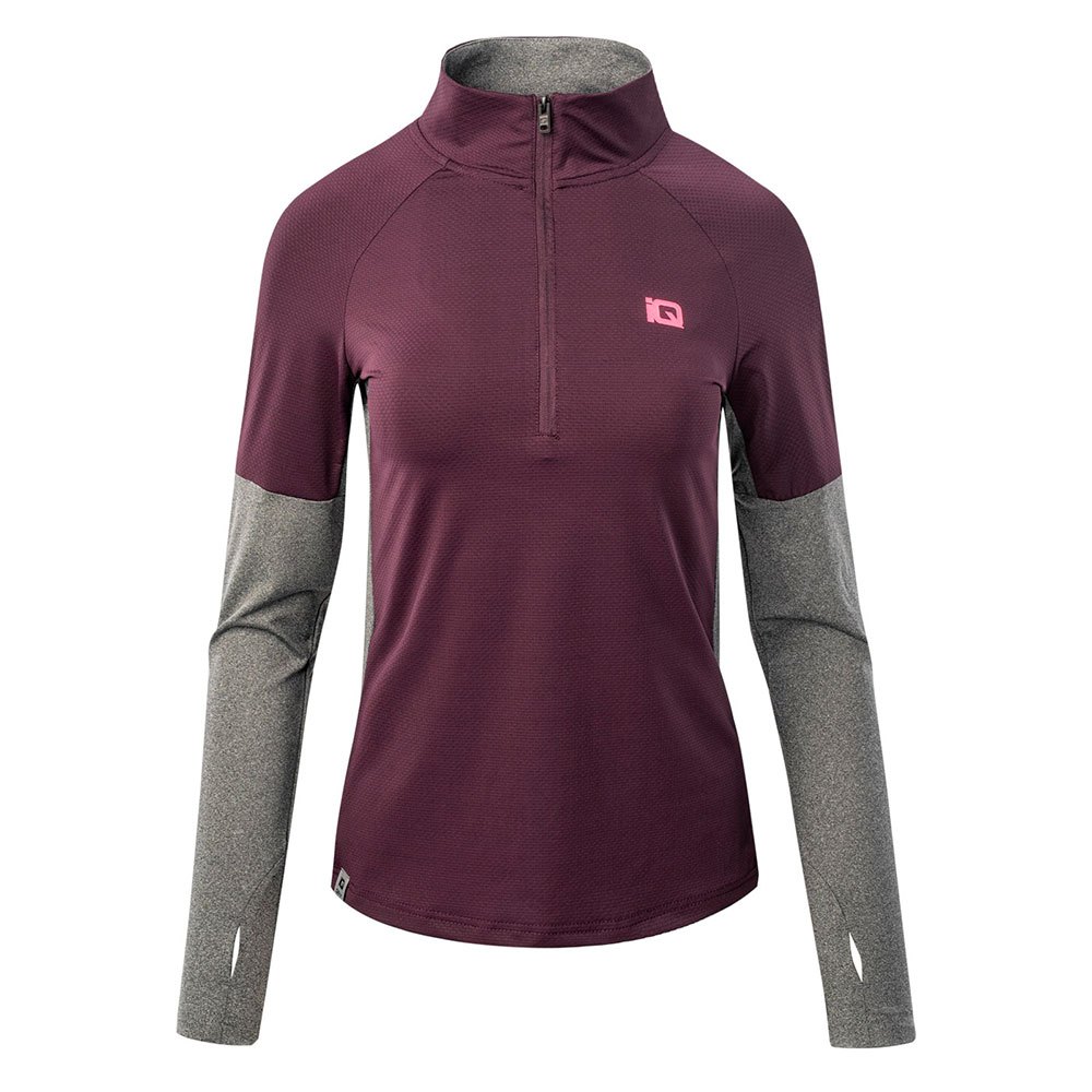 Iq Immo Half Zip Fleece Lila S Frau Iq Immo Half Zip Fleece Lila S Frau von Iq