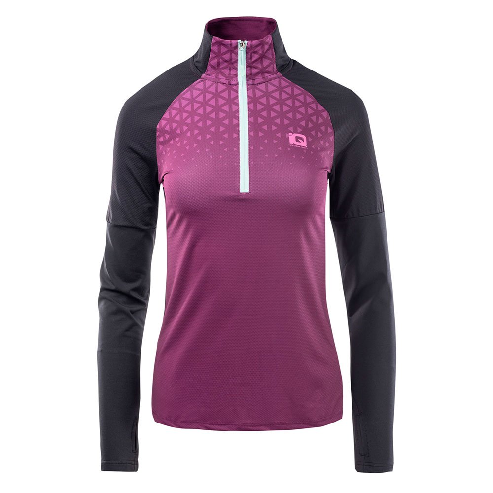 Iq Rimmo Half Zip Long Sleeve T-shirt Lila S Frau Iq Rimmo Half Zip Long Sleeve T-shirt Lila S Frau von Iq