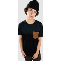 Iriedaily Block Pocket T-Shirt green black von Iriedaily