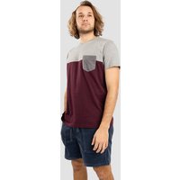 Iriedaily Block Pocket T-Shirt red wine Iriedaily Block Pocket T-Shirt red wine von Iriedaily