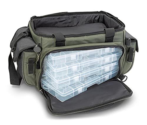 Iron Claw Easy Gear Bag NX 40 x 22 x 28 cm inkl. 4 Boxen Ködertasche Iron Claw Easy Gear Bag NX 40 x 22 x 28 cm inkl. 4 Boxen Ködertasche von Iron Claw