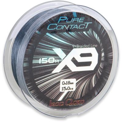 Iron Claw Pure Contact X9 Grey 150m 0,09mm von Iron Claw