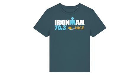 ironman 70 3 frankreich blau damen kurzarm t shirt ironman 70 3 frankreich blau damen kurzarm t shirt von Ironman