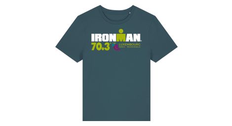 ironman 70 3 luxemburg blau turkis kurzarm t shirt women von Ironman