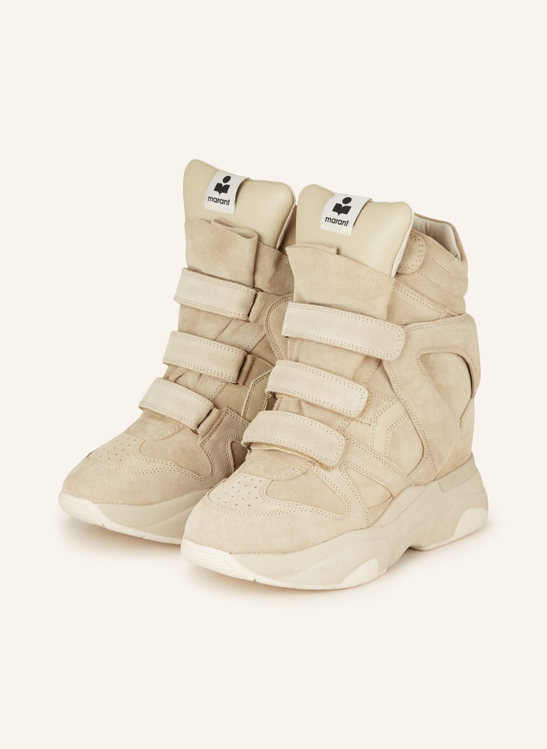 Isabel Marant Hightop-Sneaker Balskee beige von Isabel marant