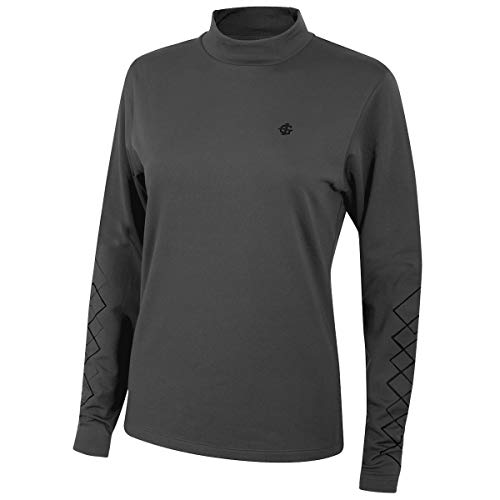 Insel Green Golf IGLBASE1743 Womens Sports Water Repellent Compression Radunterhemd Langarm T-Shirt, Bedrock Grau, Größe 16 Insel Green Golf IGLBASE1743 Womens Sports Water Repellent Compression Radunterhemd Langarm T-Shirt, Bedrock Grau, Größe 16 von Island Green