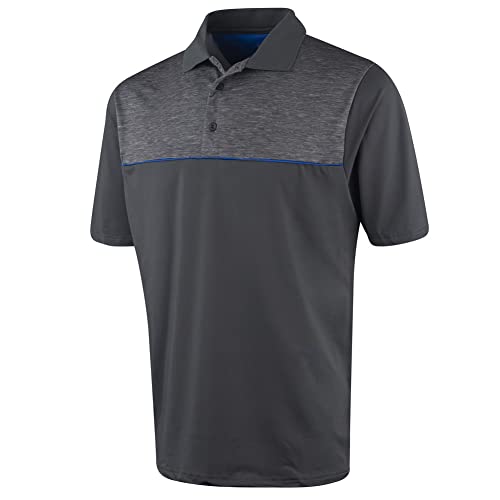 Insel Grün Herren Hervorgehoben Drucken Golf-Polo-Hemd - Charcoal - M Insel Grün Herren Hervorgehoben Drucken Golf-Polo-Hemd - Charcoal - M von Island Green