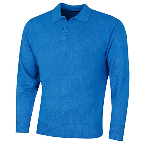 Insel Grün Herren IGKNT2062 Polo Langarm-Strickpullover - Marine - L Insel Grün Herren IGKNT2062 Polo Langarm-Strickpullover - Marine - L von Island Green