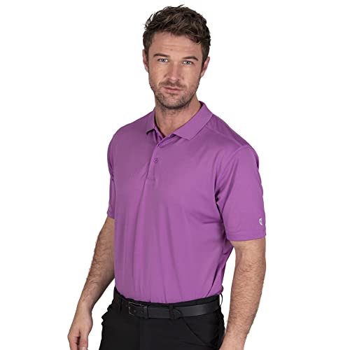 Insel Grün Herren IGTS2086 Micro-Pique CoolPass Polo-Hemd - Mulberry - M von Island Green