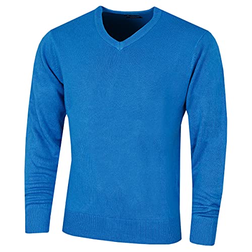 Insel Grün Herren Luxus weiche Soft Knit Golf Sweater - Marine - M Insel Grün Herren Luxus weiche Soft Knit Golf Sweater - Marine - M von Island Green