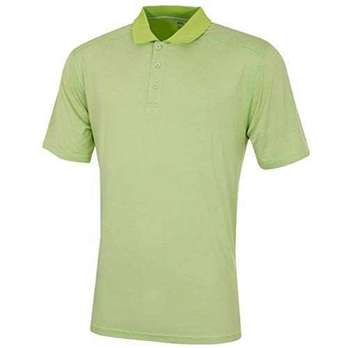 Island GREEN Herren Golf IGTS1873 Marl DTM Flatlock Poloshirt Island GREEN Herren Golf IGTS1873 Marl DTM Flatlock Poloshirt von Island Green