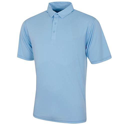 Island GREEN Herren Golf Poloshirt, Kontrastnähte, feuchtigkeitsableitend, flexibel Oberteil, blau, XL Island GREEN Herren Golf Poloshirt, Kontrastnähte, feuchtigkeitsableitend, flexibel Oberteil, blau, XL von Island Green