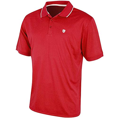 Island Green 2017 Classic Logo Chest Polo Performance Cool Pass Mens Golf Polo Shirt Red XXL Island Green 2017 Classic Logo Chest Polo Performance Cool Pass Mens Golf Polo Shirt Red XXL von Island Green