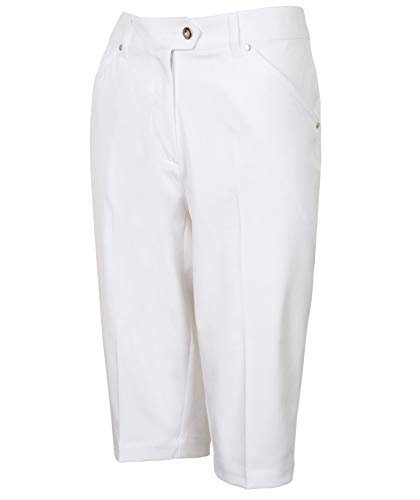 Island Green IGLSHO1681SS Golf-Bermudashorts für Damen, Weiß, EU 40 Island Green IGLSHO1681SS Golf-Bermudashorts für Damen, Weiß, EU 40 von Island Green