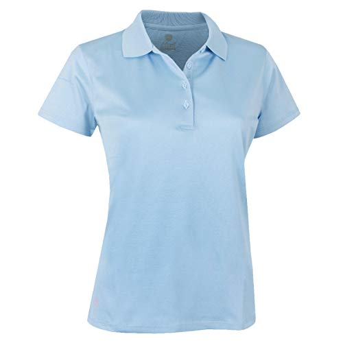 Island Green Damen Golf Plain-Polo-Hemd - Cerulean - 10 von Island Green