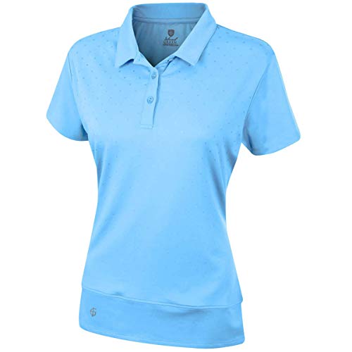 Island Green Damen IGLTS1796 Golf Poloshirt, Blaues Kadett, 38 von Island Green